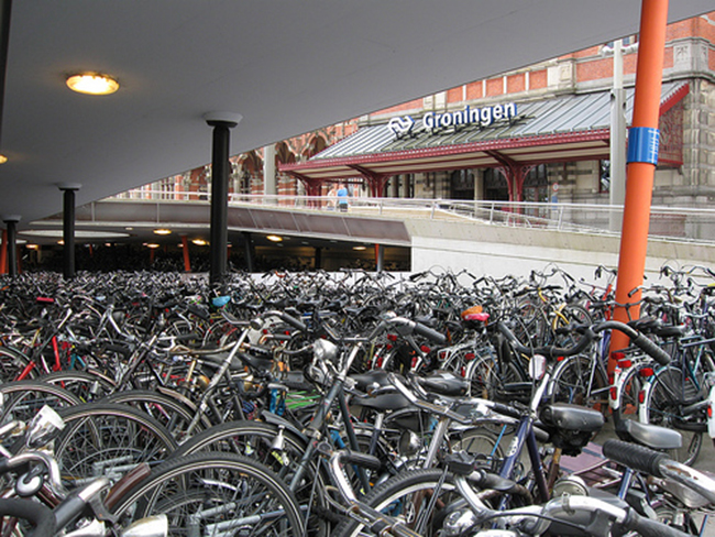 Groningen, la capital mundial de les bicicletes