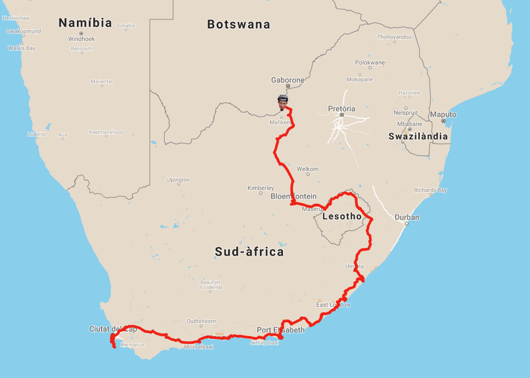 Mapa Sud-àfrica